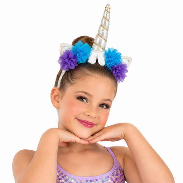 Unicorn Headband – Cool Floral 3