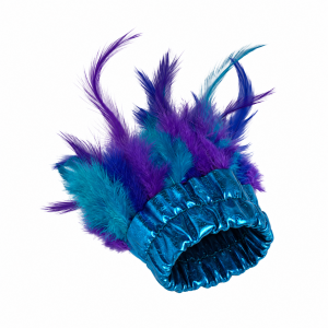 Feather Wrist Cuff – Blue 3