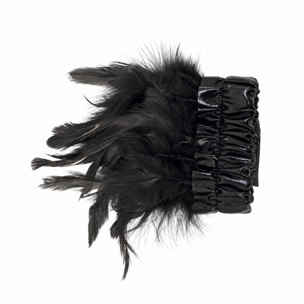 Feather Wrist Cuff – Black 3