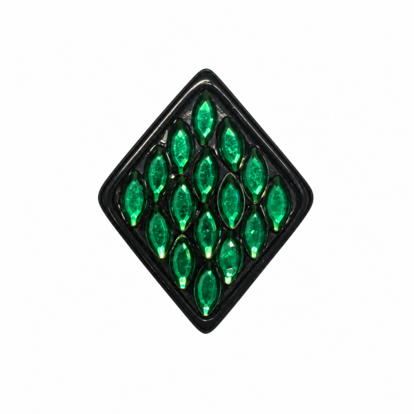 Emerald Diamond Pin 3