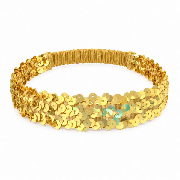 Sequin Headbands = Gold 6
