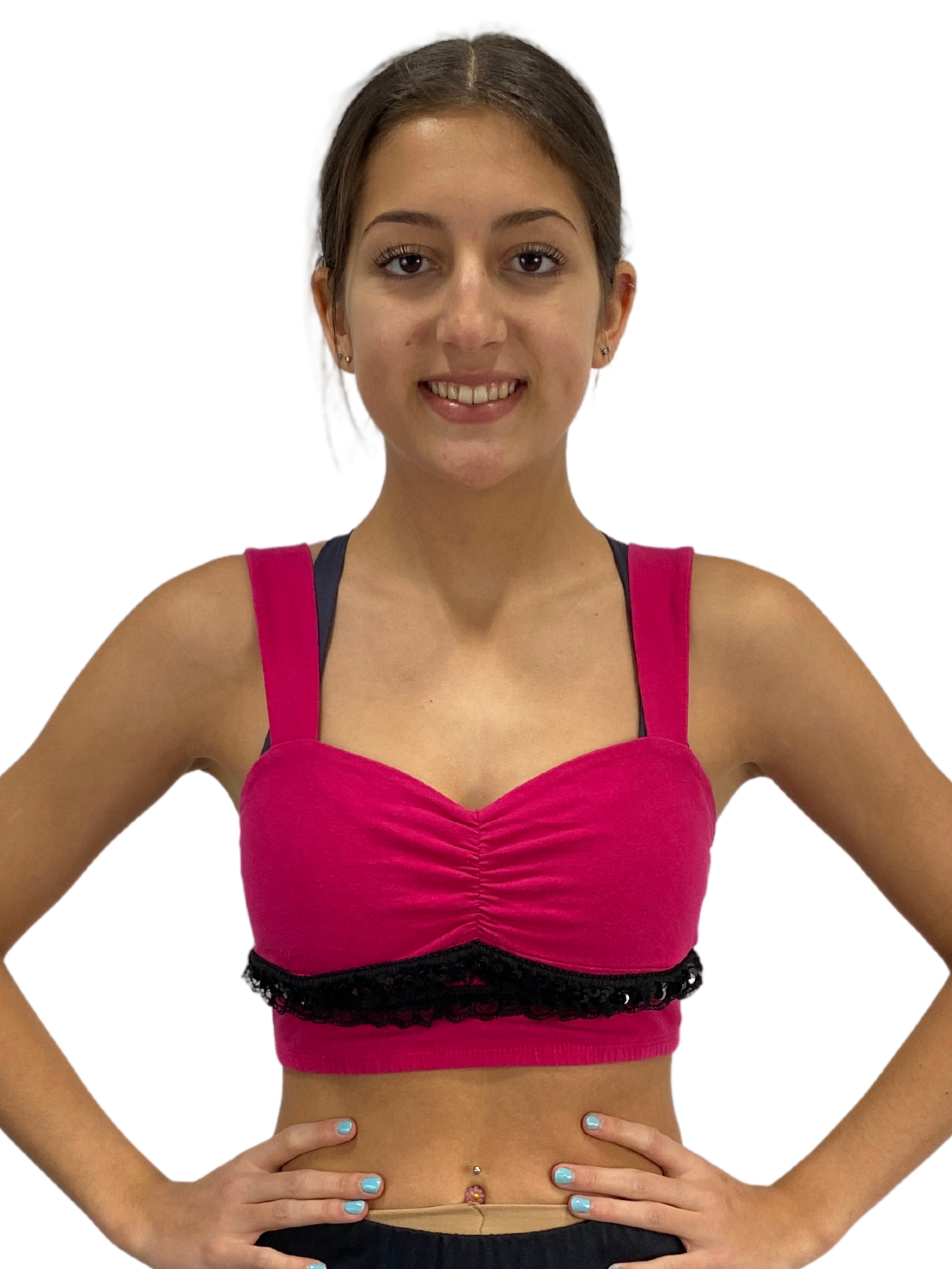 Pink Bra Top with Trim 5 Pink Bra Top with Trim 5