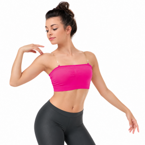 “Nylon Seamless Bandeau Top” 4