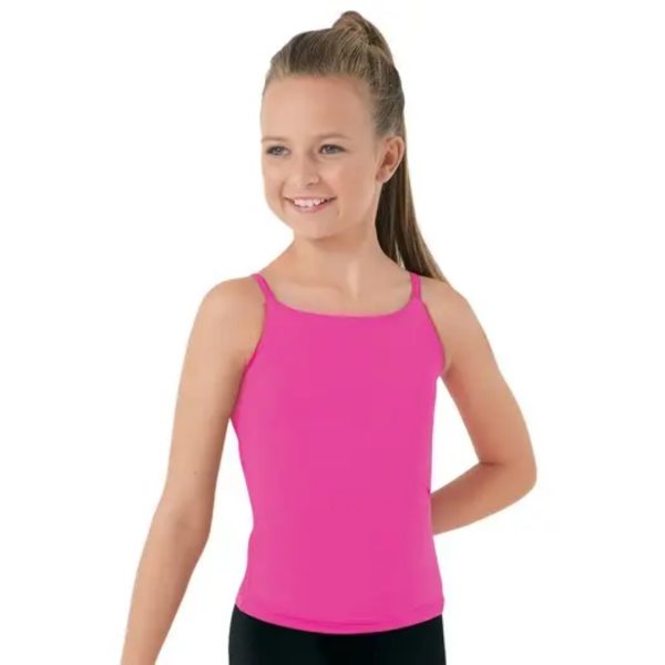 “Matte Nylon Camisole Top” – Neon Pink 76