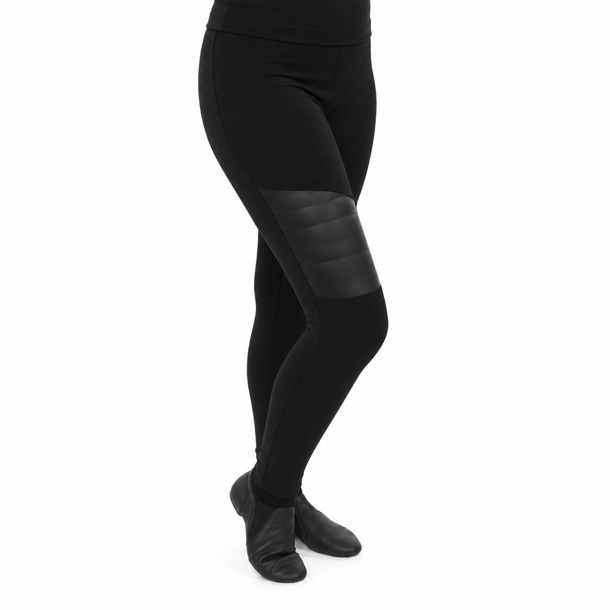 Pleather Panel Leggings 5 Pleather Panel Leggings 5