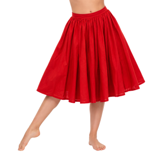 Skirt – Knee Length Red 4