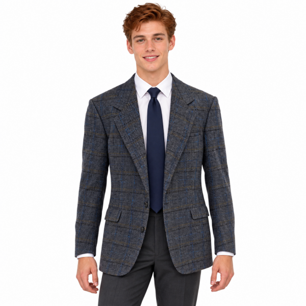 Suit Jacket – Grey Tweed 4