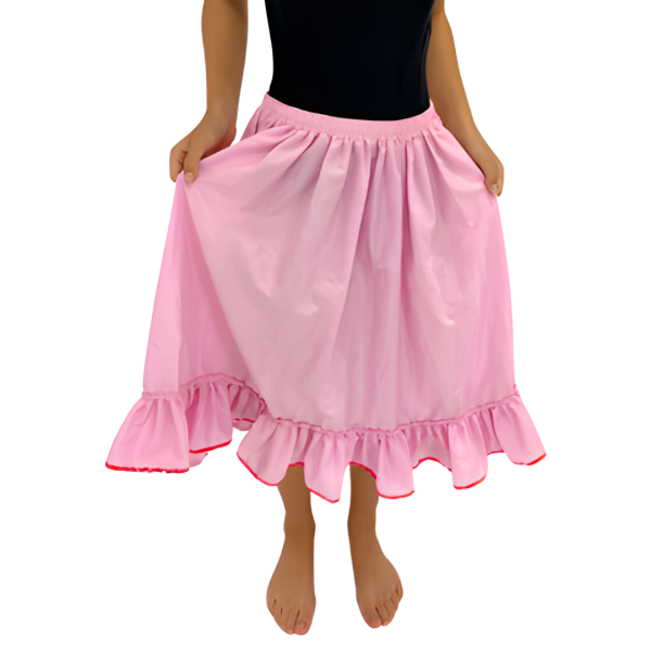 Pink Cotton Skirt 4