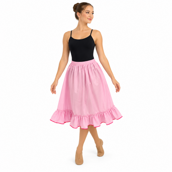 Pink Cotton Skirt 4