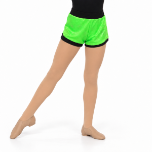 Hot Shorts – Sparkle Green + Black 4
