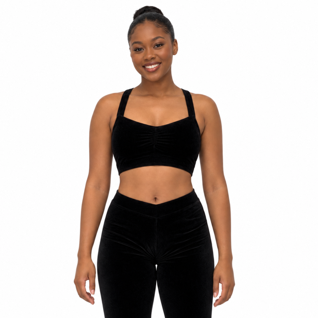 Black Velvet Crop Top 5 Black Velvet Crop Top 5