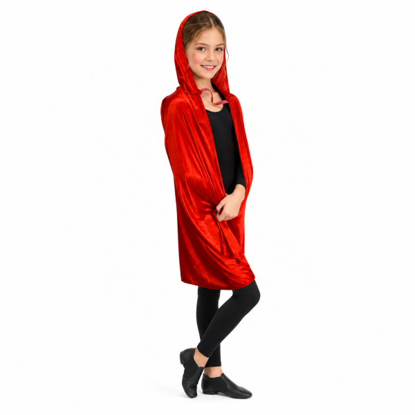 Red Cape with Hood 4