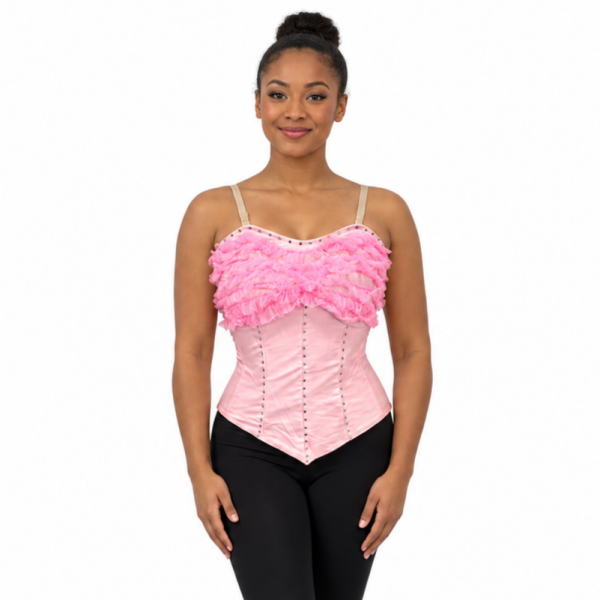Pink Burlesque Corset 4