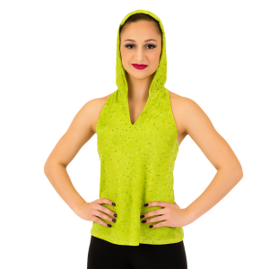 Green Sleeveless Hoodie 4