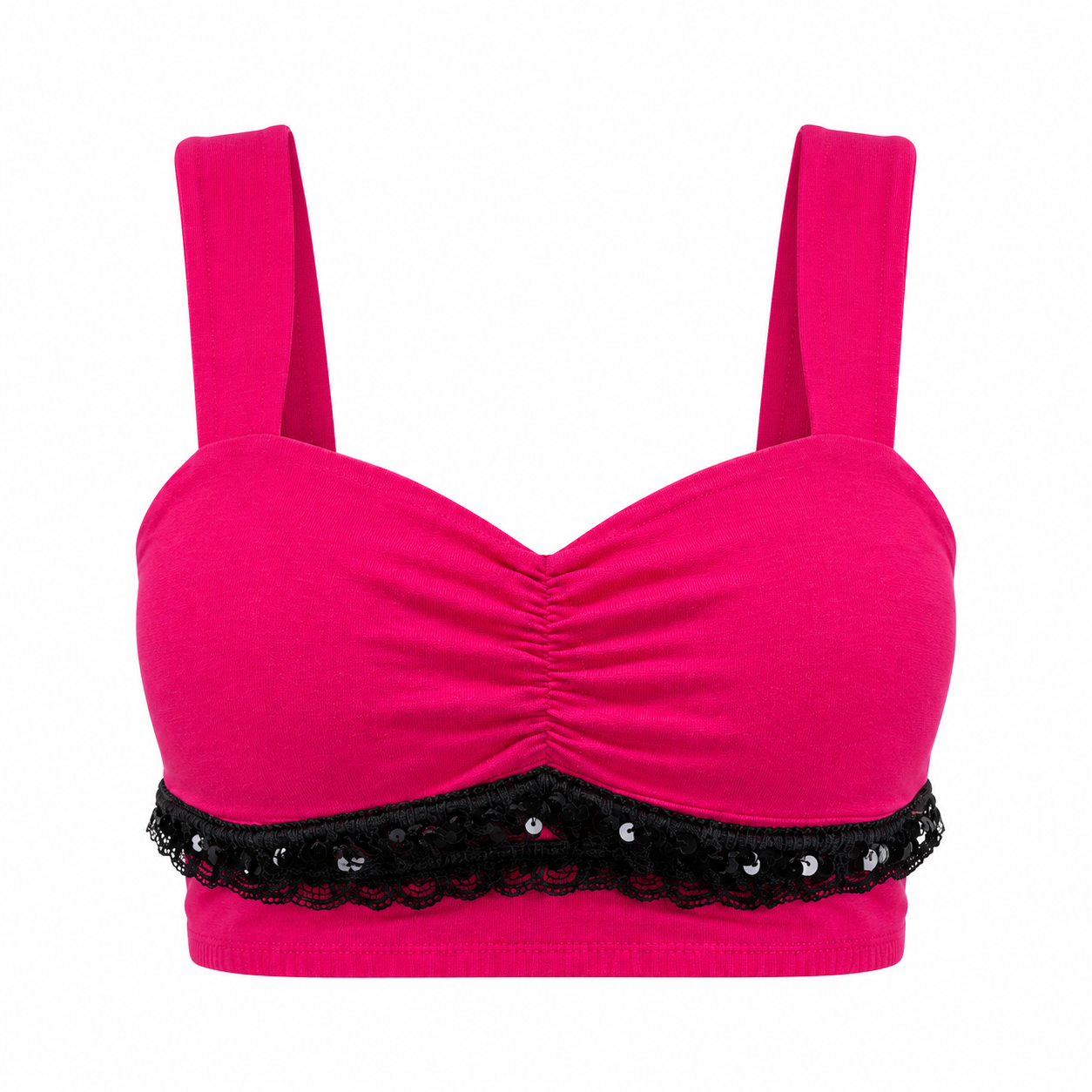 Pink Bra Top with Trim 5 Pink Bra Top with Trim 5