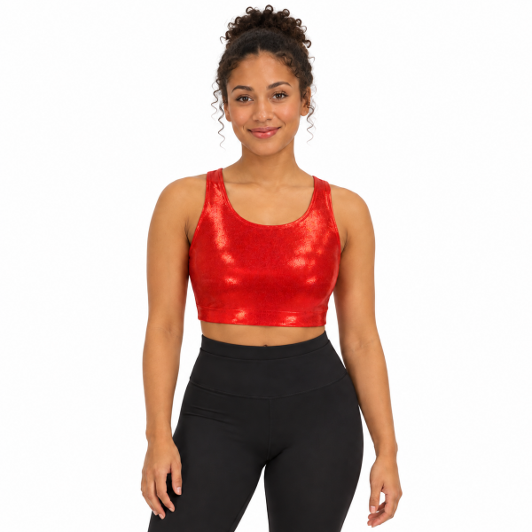 Red Metallic Racerback 4