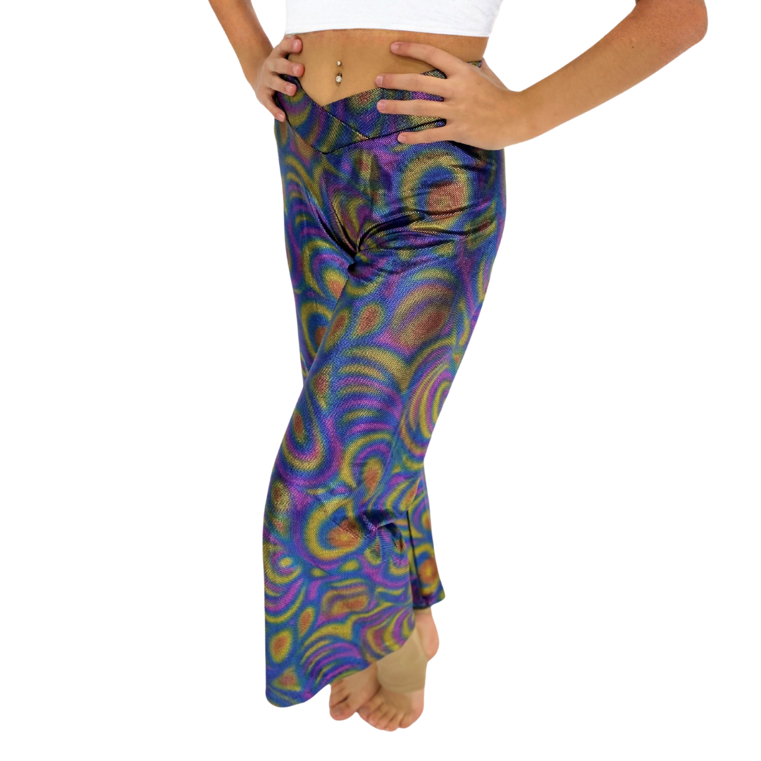 Jazz Pants – V-Front Holographic Swirl 6 Jazz Pants – V-Front Holographic Swirl 6