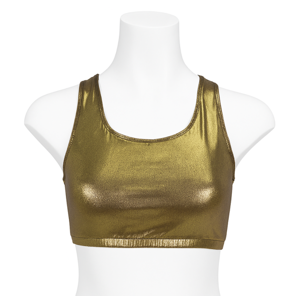 Gold Racerback Bra 4