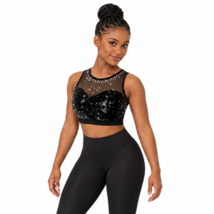 “Sweetheart Sequin Crop” 4