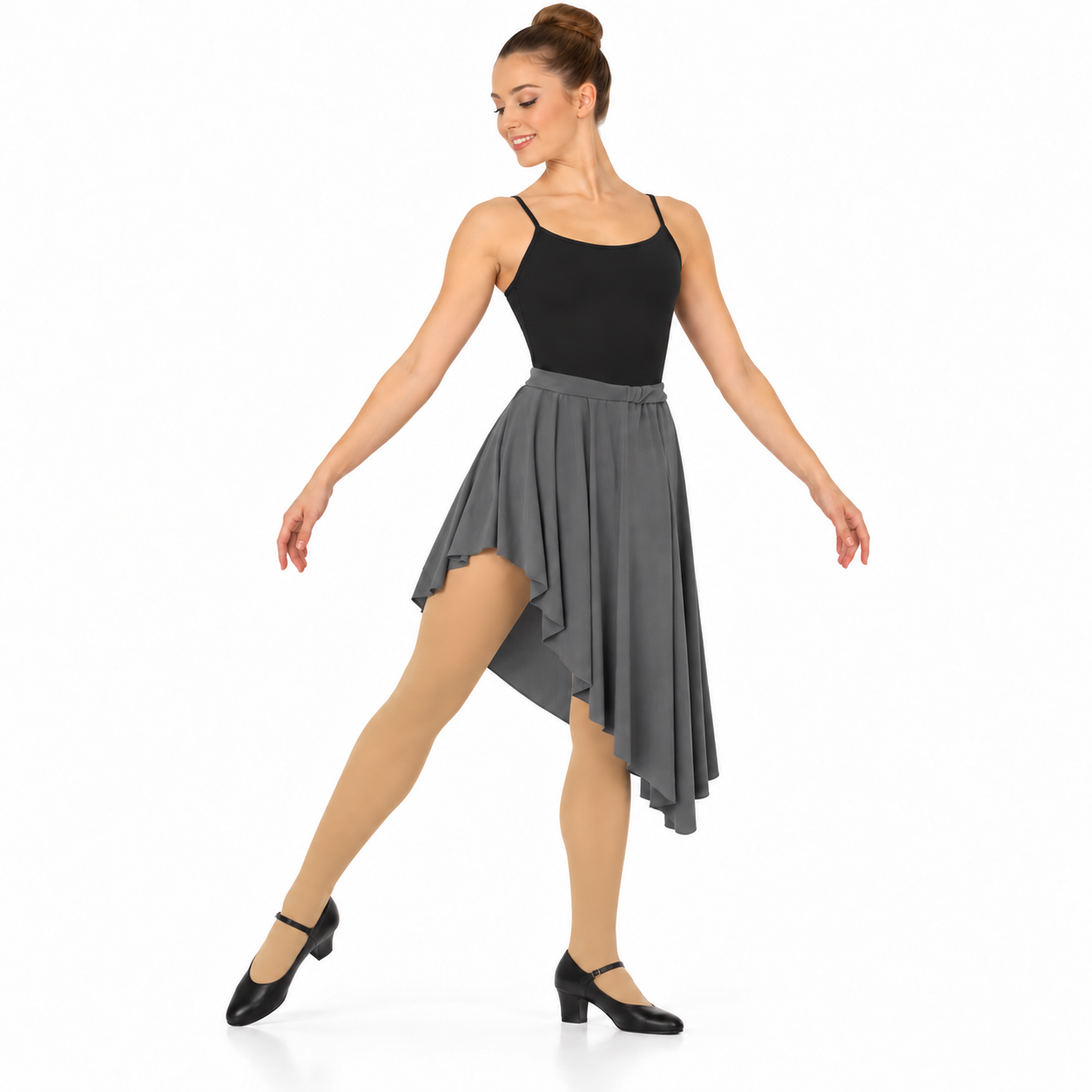 Asymmetric Grey Skirt 5 Asymmetric Grey Skirt 5