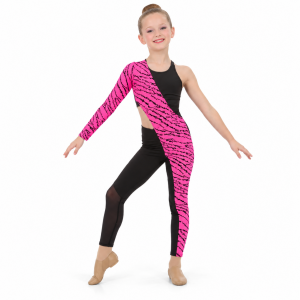 Black and Pink Unitard 5
