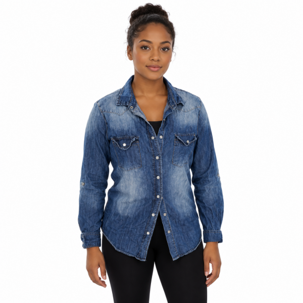 Denim Button Up 4
