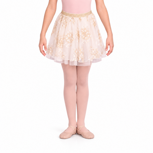 “Muted Floral Lace Skirt” 6