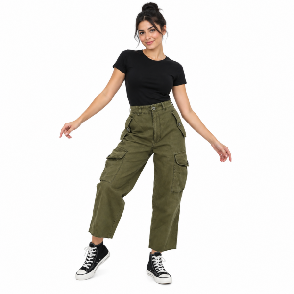 Green Cargo Pants 4