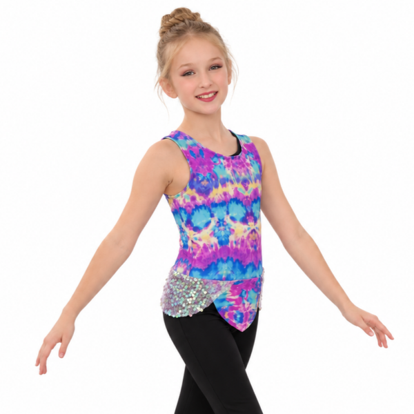 Tie-Dye Sequin Tank 6