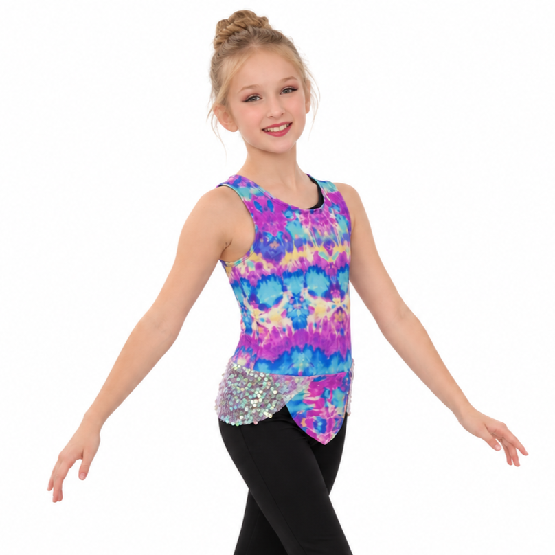 Tie-Dye Sequin Tank 5 Tie-Dye Sequin Tank 5