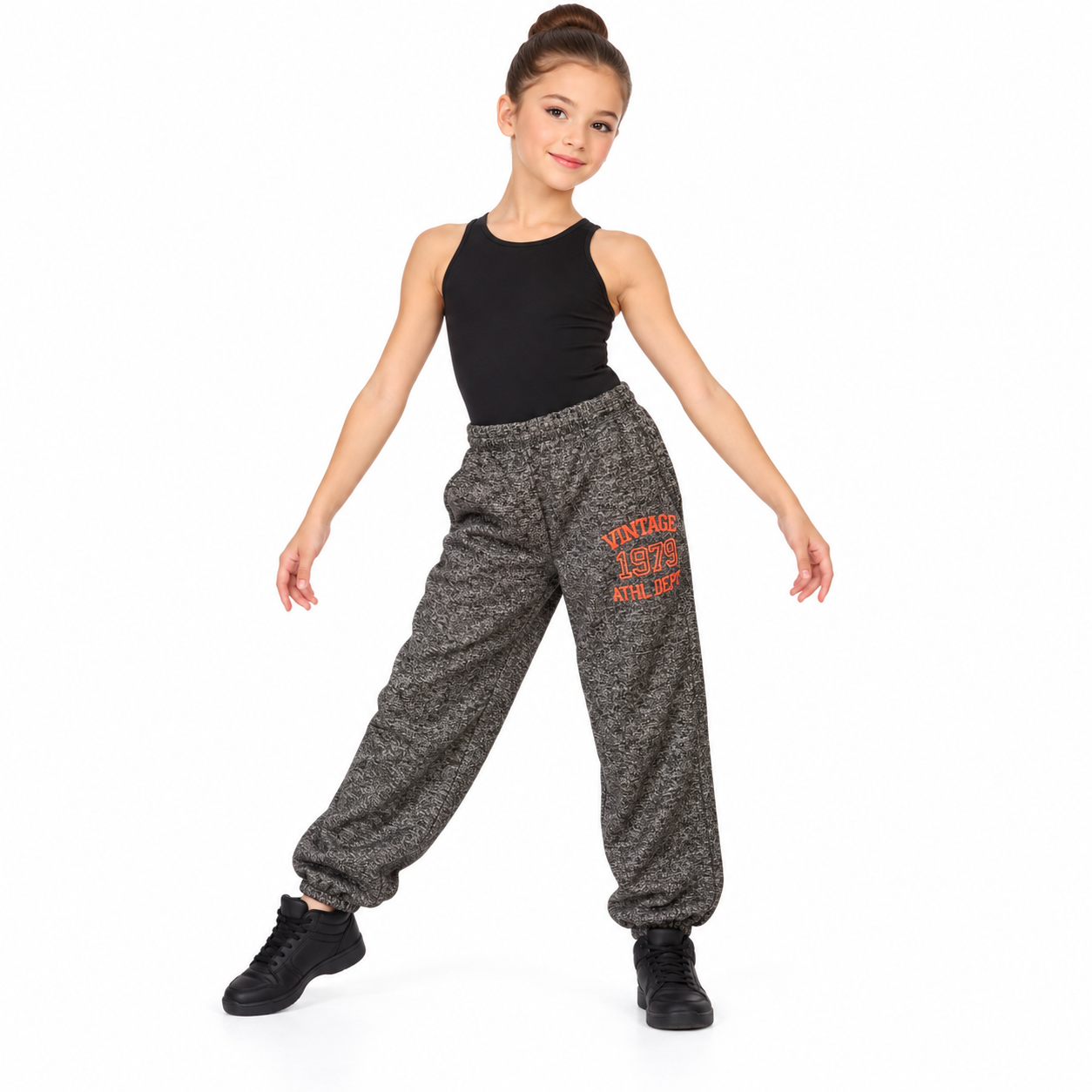 Track Pants – Dark Grey with Orange Accent 6 Track Pants – Dark Grey with Orange Accent 6