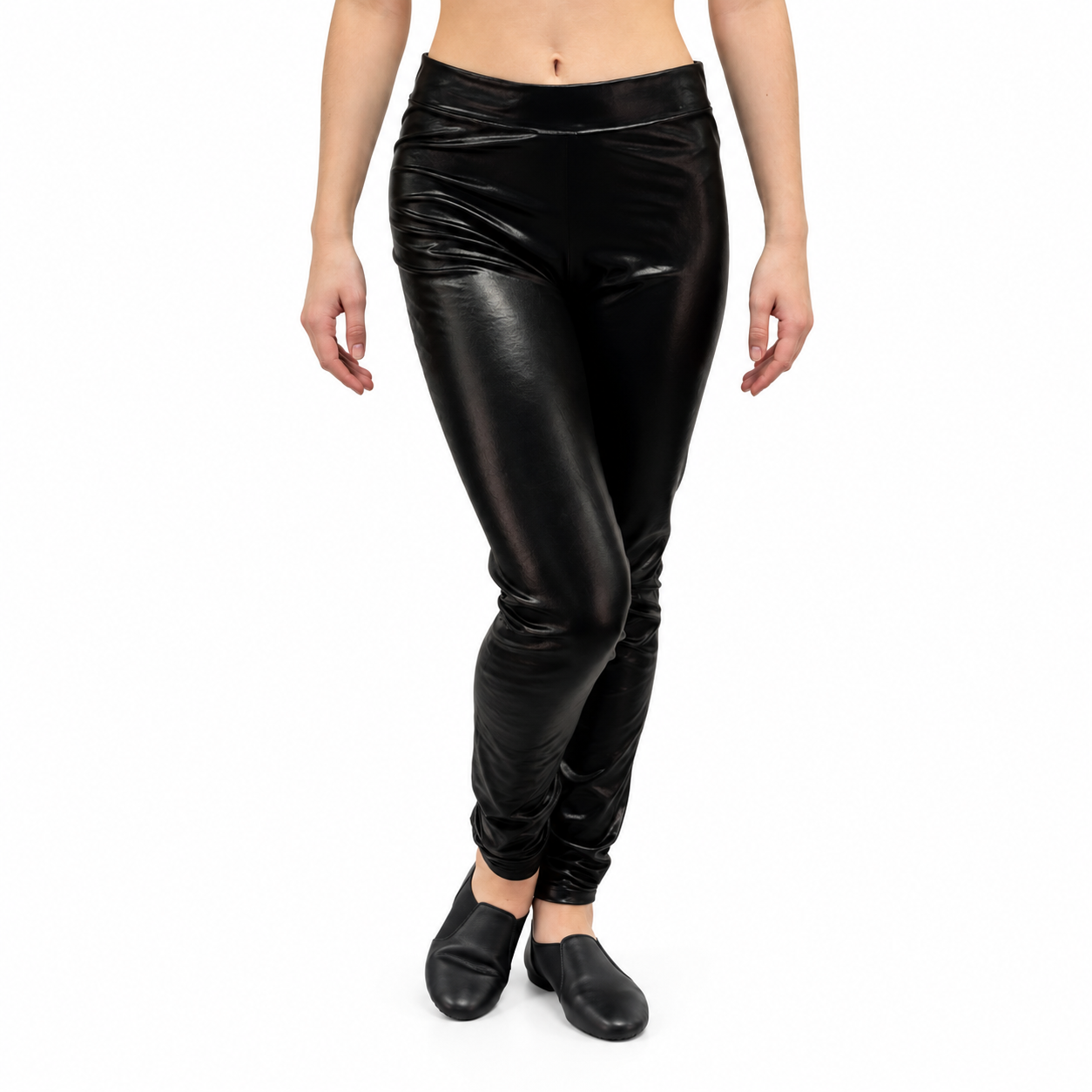 Black Pleather Leggings 6 Black Pleather Leggings 6