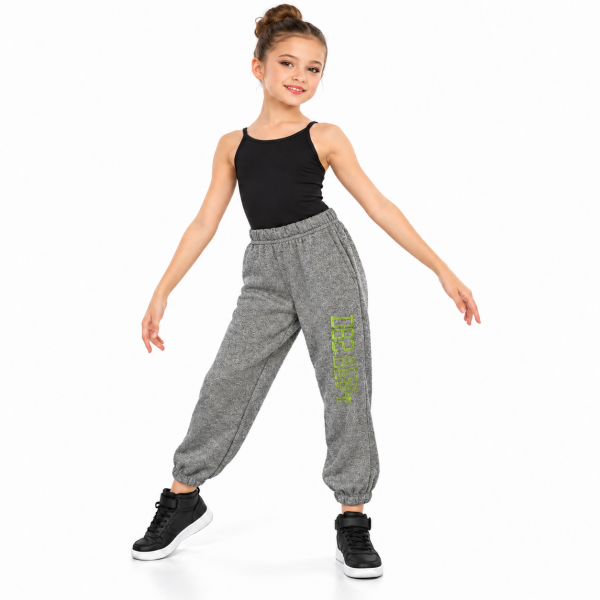Track Pants – Grey with Green Accent 7