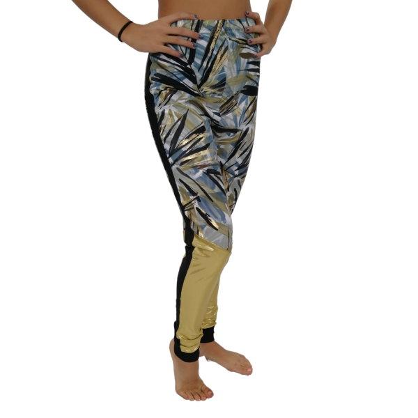 Blue Print Harem Pants 4