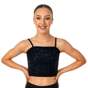 “All Fired Up” Sequin Crop Top 9
