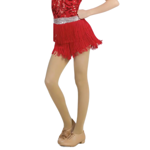 “Bills” Red Fringe Skirt 8
