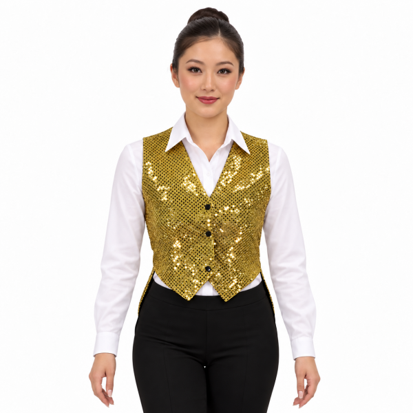 Sequin Penguin Vest 5