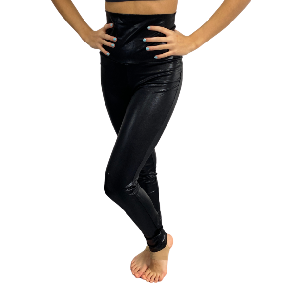 “High Waist Metallic Leggings” 7