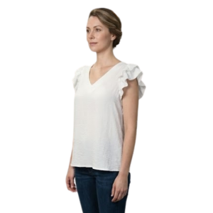Flutter Sleeve Top