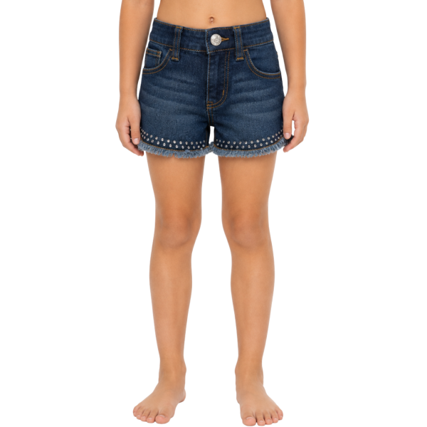 Denim Shorts – Rhinestone Details 2