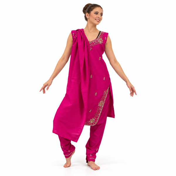 Pink Sari Set 4
