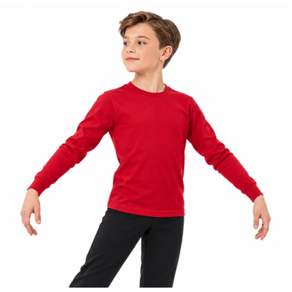 Red Longsleeve Crewneck 4