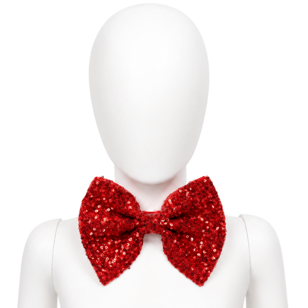Red Sequin Bow Tie 3