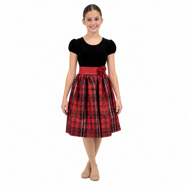 Black Top – Plaid Dress 4