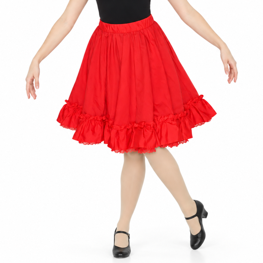 Red Ruffle Skirt 6 Red Ruffle Skirt 6