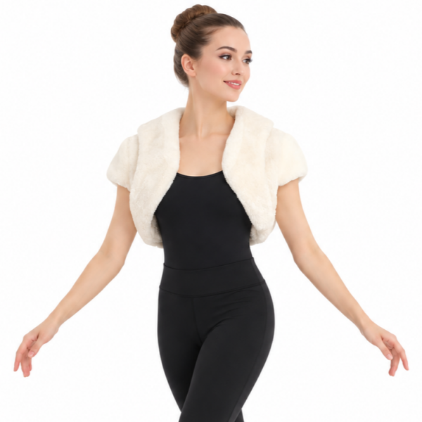 White Fur Capelet 4