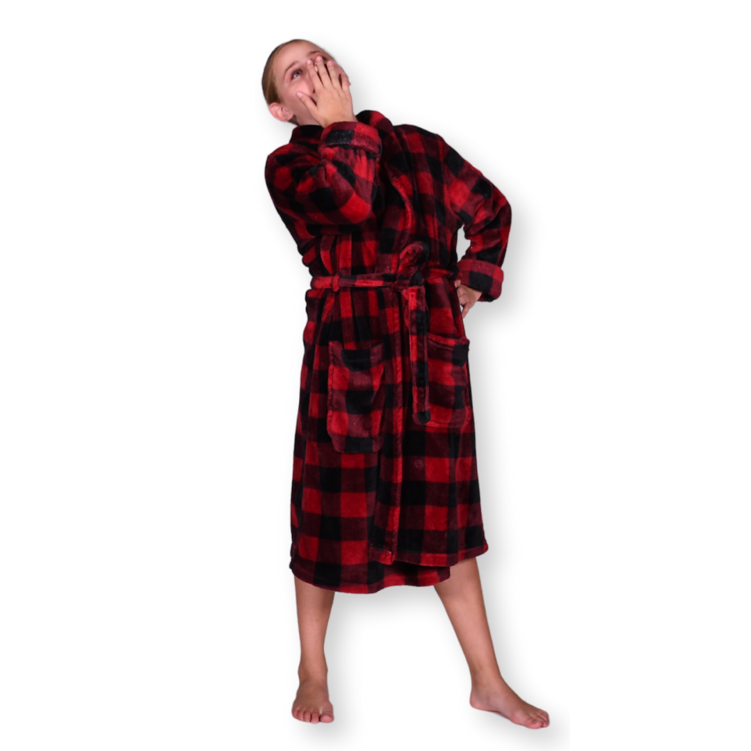 Plaid Bathrobe 6 Plaid Bathrobe 6