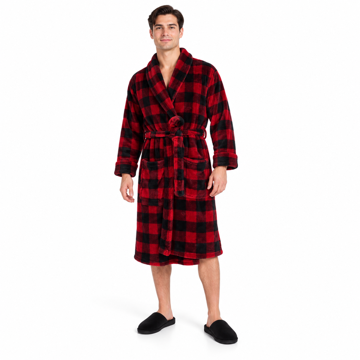 Plaid Bathrobe 6 Plaid Bathrobe 6
