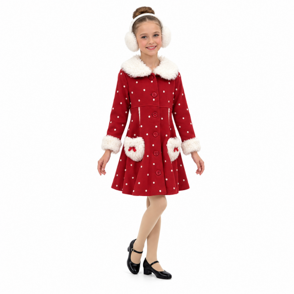 Polka Dot Peacoat 97