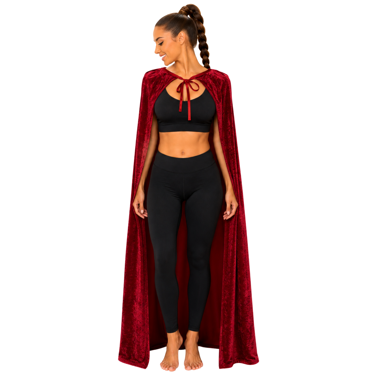 Velvet Cape – Red 7 Velvet Cape – Red 7